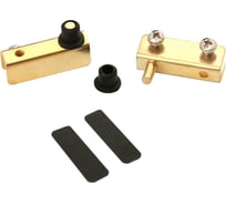 Петля для стеклянного фасада Lemax PROF золото M550 GP