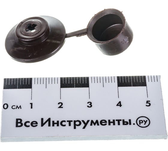 Шляпка для шиферного гвоздя Стройбат коричневая 100 шт 9949