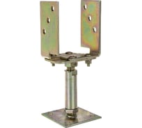 Основание столба ALBERTS U-образный регулируемый 71-161x110 218058