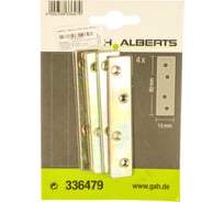 Соединительная пластина ALBERTS 80х15мм, 336479