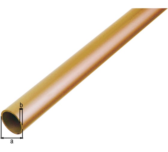 Трубка ALBERTS латунная, диаметр 6x0,5х1000мм, 471231