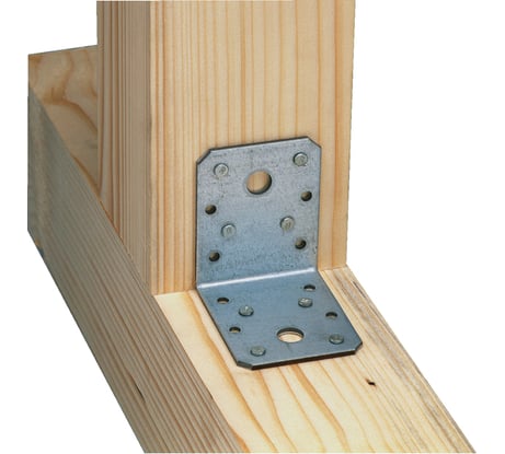 Перфорированный уголок ALBERTS оцинкованный 70х70х55х2,5мм, 336516