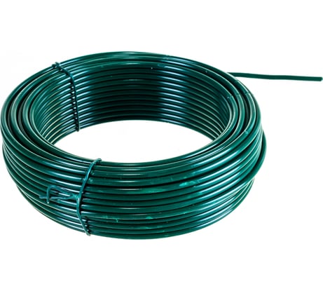 Проволока Стройбат 2,4/3,5мм в ПВХ оболочке 20 м 342300
