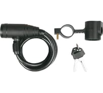 Велосипедный замок Top Tools 8x1500 мм, черный 90U242