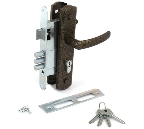 Врезной замок Avers ЗВ4-1-8 бронза 20746