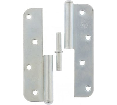 Накладная петля Без бренда ПН1-130 правая, цинк, 4шт 91556