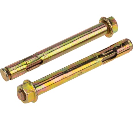 Анкерный болт с гайкой KRANZ 10x50, 2 шт. 1608-1050-5