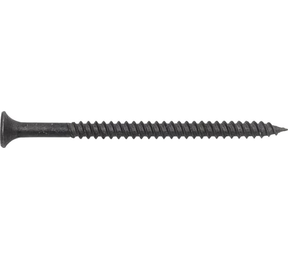 Саморез по металлу Dr. Bronz черный, острый, 3.8x65 мм, 0,5 кг SM65500