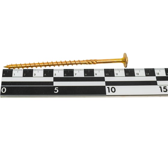 Саморез Daxmer конструкционный с прессшайбой TORX 6,0x120, 100 шт 00000436041