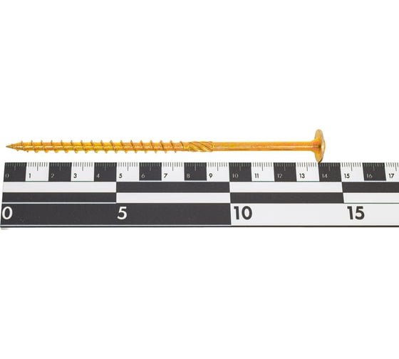 Саморез Daxmer конструкционный с прессшайбой TORX 6,0x140, 100 шт 00000436043
