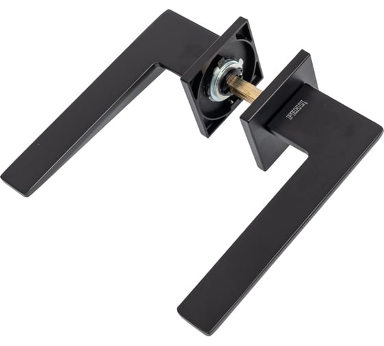 Дверная ручка Ренц Кроне, черный INDH 320-03 slim B