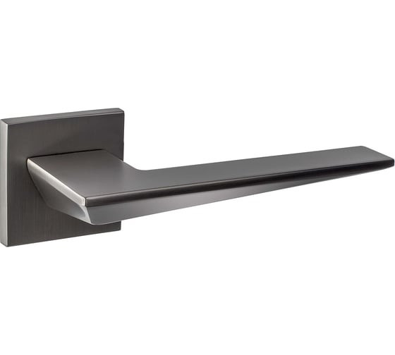 Дверная ручка Ренц Кроне, матовый черный никель INDH 320-03 slim MBN 1