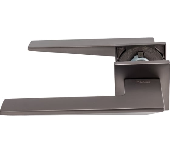 Дверная ручка Ренц Кроне, матовый черный никель INDH 320-03 slim MBN 1