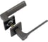 Дверная ручка Ренц Румо, матовый черный никель INDH 325-03 slim MBN 2