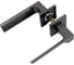 Дверная ручка Ренц Румо, матовый черный никель INDH 325-03 slim MBN 3