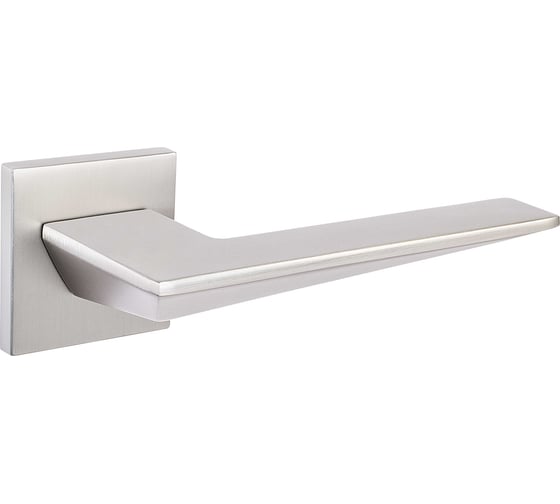 Дверная ручка Ренц Кроне, никель супер матовый INDH 320-03 slim MSN 1