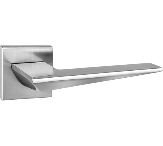 Дверная ручка Ренц Кроне, никель матовый INDH 320-03 slim SN