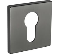 Накладка на цилиндр Ренц матовый черный никель INET 03 slim MBN