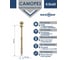 Саморез Daxmer конструкционный универсальный TORX 4,0x60, 500 шт 00-00467825 2