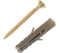 Набор крепления плинтусов VIPкрепеж 11110 дюбель с усами 220 штук 43002 VIPS