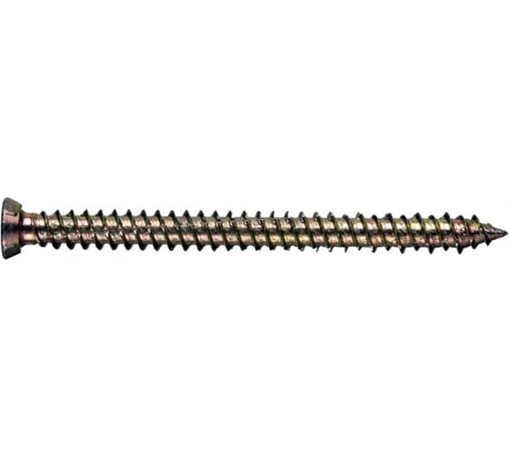 Шурупы по бетону OMAX 7,5х72 желтый цинк, шлиц Torx №30 100 шт 1173750720 1