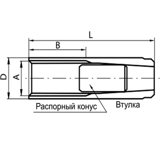 Забивной стальной анкер REKON M16, оцинкованный, 25 шт. азс16