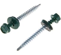 Кровельный саморез OMAX 4,8х50 сверло, зеленый мох RAL 6005 2000 шт 1240480502