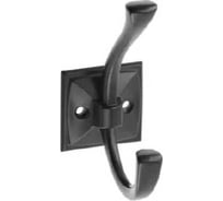 Мебельный крючок GTV MADRYT черный матовый, комплект 2 шт. WZ-MADRYT-20M-K