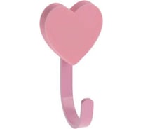 Мебельный крючок GTV WM-HEART сердце, розовый WM-HEART-RZ