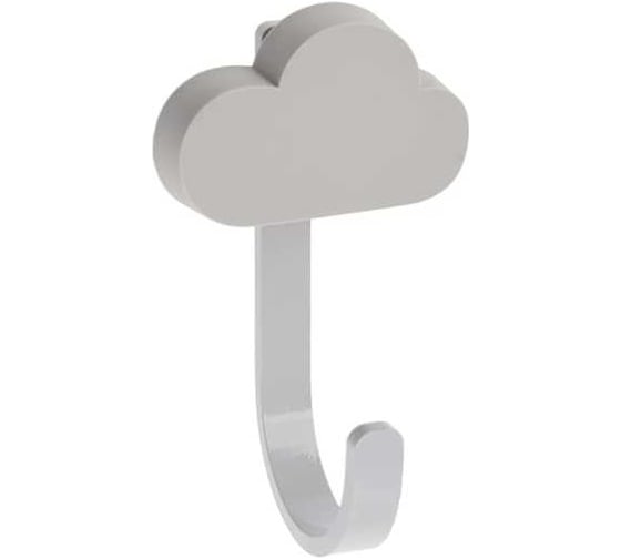 Мебельный крючок GTV WM-CLOUD облако, серый WM-CLOUD-SZ 1