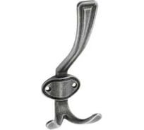 Мебельный крючок GTV CORUNA большой, античное серебро WZ-CORUNA-D-07