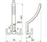 Мебельный крючок GTV ЭКОНОМ алюминий WZ-A0-K23-05 2