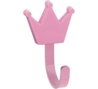 Мебельный крючок GTV WM-CROWN корона, розовый WM-CROWN-RZ