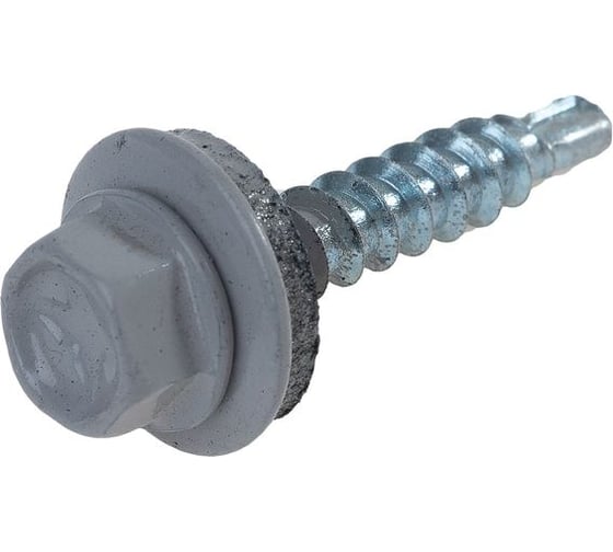 Кровельный саморез OMAX 4,8х35 сверло, серые RAL 7004 250 шт 1260480355 1