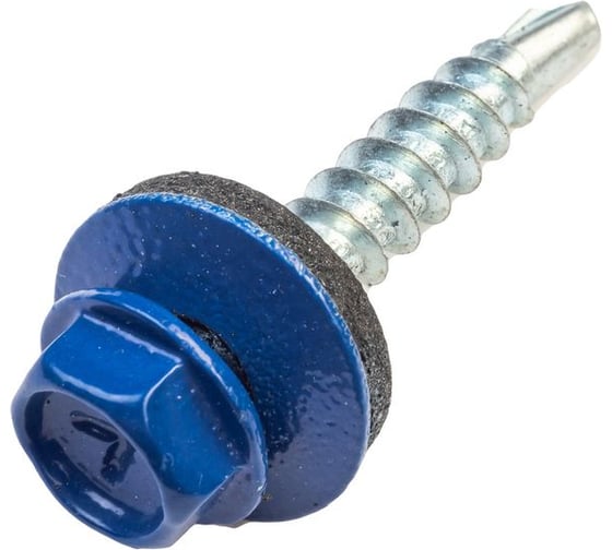 Кровельный саморез OMAX 4,8х35 сверло, ультрамариновые RAL 5002 250 шт 13104803511 1
