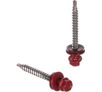Кровельный саморез OMAX 4,8х50 сверло, рубиново-красные RAL 3003 2000 шт 1280480502
