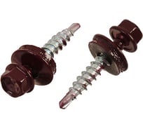 Кровельный саморез OMAX 5,5х19 сверло, винно-красные RAL 3005 4000 шт 1230550192