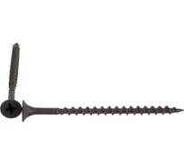 Потайные саморезы OMAX, крупная резьба, оксид 3,8х64 G 100 шт K-135 1021380644G01К-135