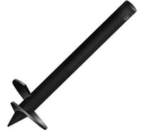 Винтовая свая Русская Свая d 57x3 мм, h 2000 мм, антикоррозийное покрытие, цвет черный SV-57-2000