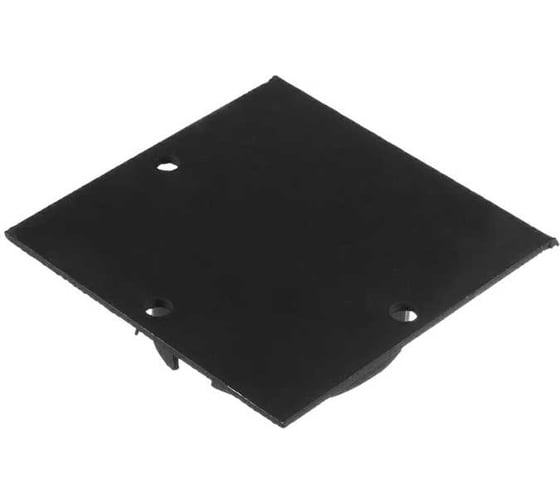 Оголовок для сваи Русская Свая 150x150x3 мм, d76 мм, черный Og-76-150