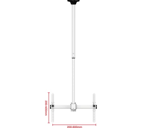 Кронштейн UNITEKI  lcd4246w для телевизора, потолочный, быстросъемный, наклонно поворотный, телескопический, диагональ 37-70 дюймов 22039