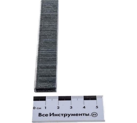 Скобы 18GA (5000 шт; 19 мм; 1.25х1х5.7 мм) для пневматического степлера MATRIX 57655