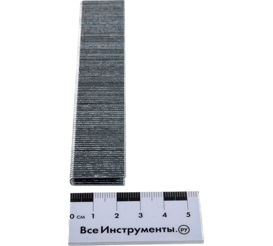 Скобы 18GA (5000 шт; 25 мм; 1.25х1х5.7 мм) для пневматического степлера MATRIX 57659