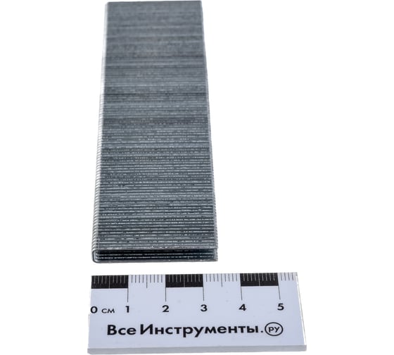 Скобы 18GA (5000 шт; 35 мм; 1.25х1х5.7 мм) для пневматического степлера MATRIX 57665