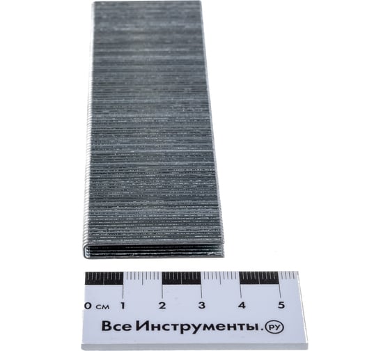 Скобы 18GA (5000 шт; 38 мм; 1.25х1х5.7 мм) для пневматического степлера MATRIX 57667