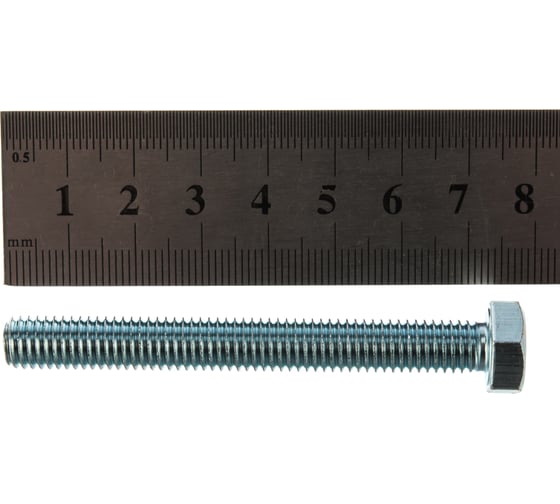 Болт ЗУБР ГОСТ 7798-70, M8 x 70 мм, 3 шт, кл. пр. 5.8, оцинкованный, 303086-08-070