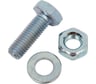 Болт с шестигранной головкой в комплекте с гайкой, шайбой, шайбой пружинной, ЗУБР, МАСТЕР, 303436-10-030