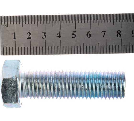 Болт ЗУБР ГОСТ 7798-70, M20 x 70 мм, 5 кг, (примерно 23 шт.) кл. пр. 5.8, оцинкованный 303080-20-070