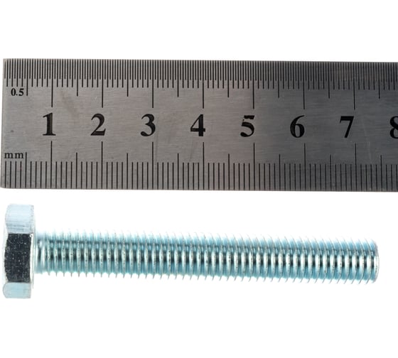 Болт ЗУБР ГОСТ 7798-70, M10 x 70 мм, 3 шт, кл. пр. 5.8, оцинкованный, 303086-10-070