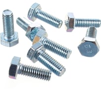 Болт ЗУБР ГОСТ 7798-70, M6 x 16 мм, 8 шт, кл. пр. 5.8, оцинкованный, 303086-06-016